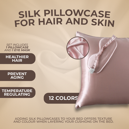 Silk Pillowcase for Hair and Skin