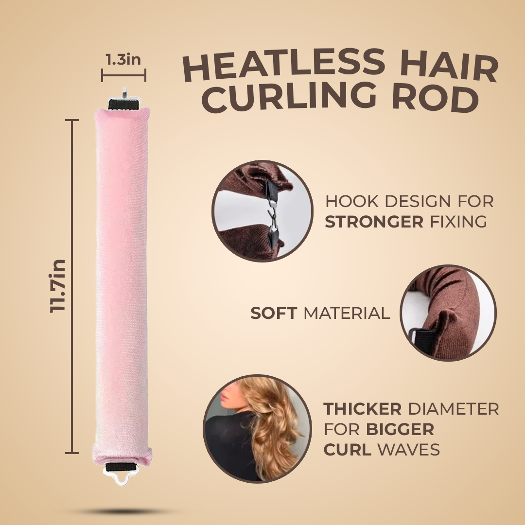 Heatless Hair Curling Rod