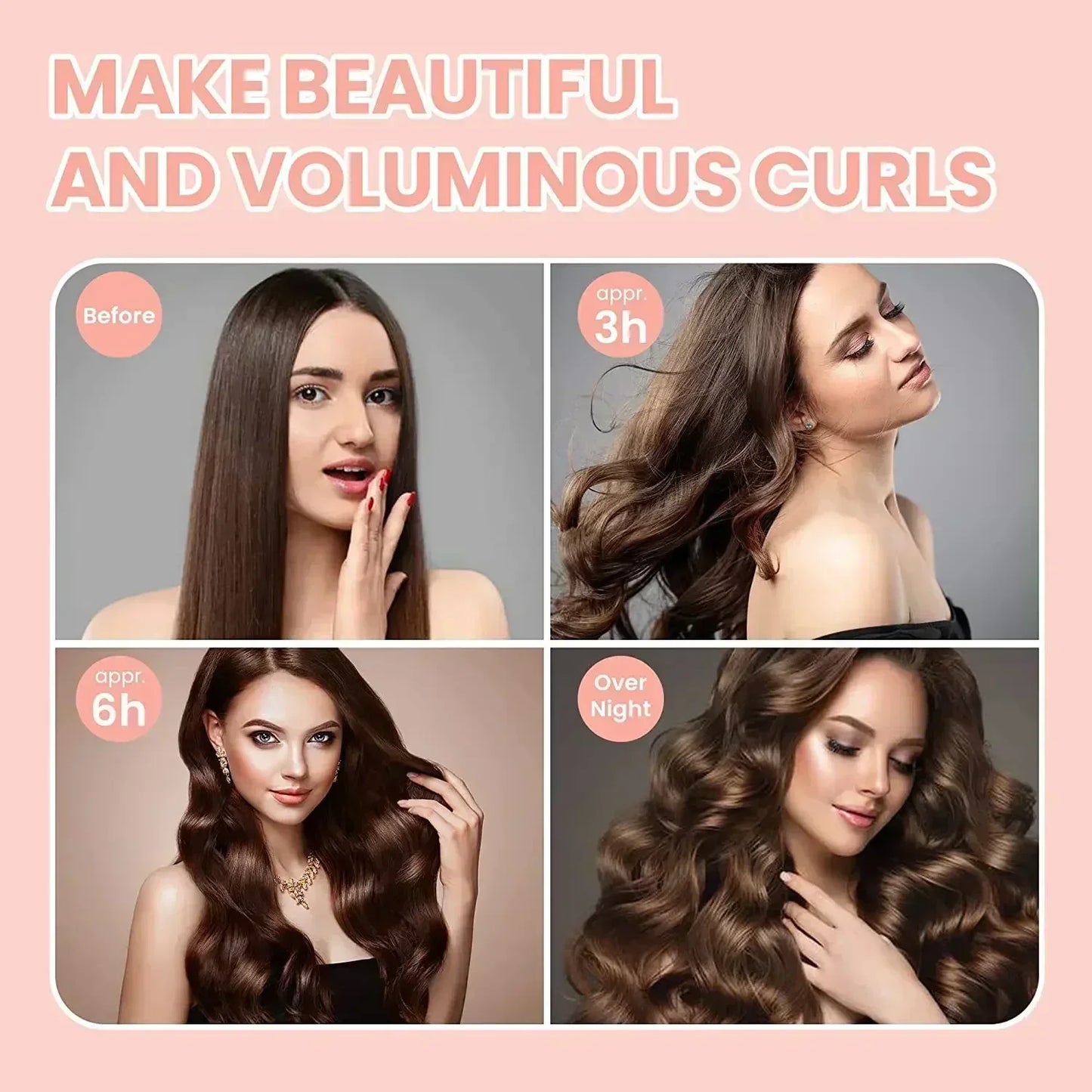 Heatless Hair Curling Rod