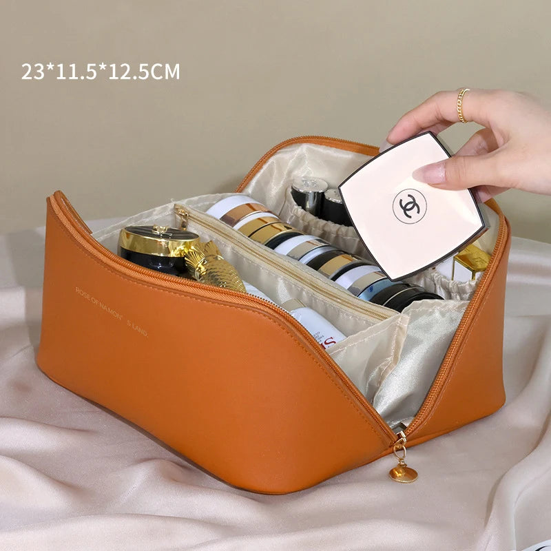 Leather Cosmetic Bag